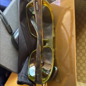 Gucci Green Sunglasses